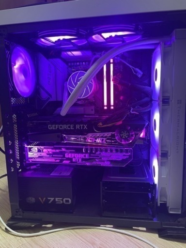 簡易水冷ゲーミングPC Ryzen7 7700X RTX3080 SSD1TB