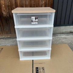 ★美品★ アイリスオーヤマ ウッドトップチェスト WTW-544...
