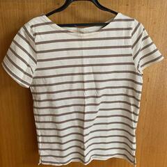 prefix title2★格安★ ボーダー Tシャツ トップス...