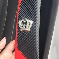 自動車安全ベルト用カーボンファイバーレザーショルダープロテクター