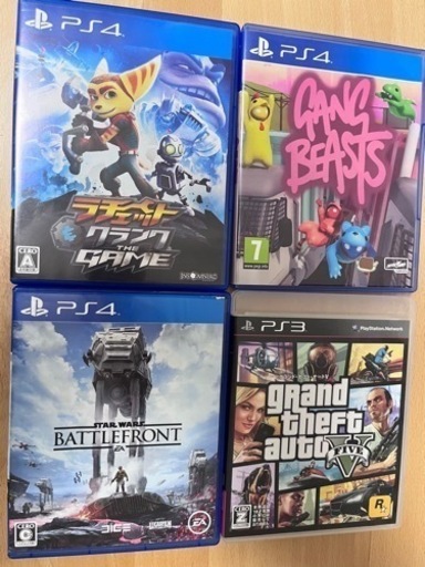 PlayStation4（1TB）&コントローラー2つ※ゲームCD➕各500円