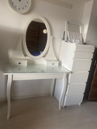 KOBO ドレッサー ヴィンテージ オーク 無垢 楢 ナラ材 猫脚 1口