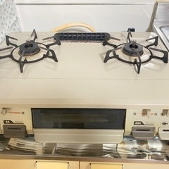 ガスコンロ(2口)  都市ガス用　