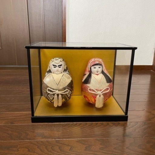 夫婦だるま　置物