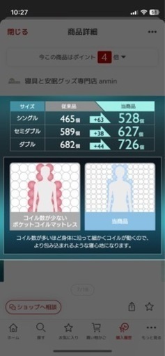 引き取り予定者　決まりました　ダブルマットレス