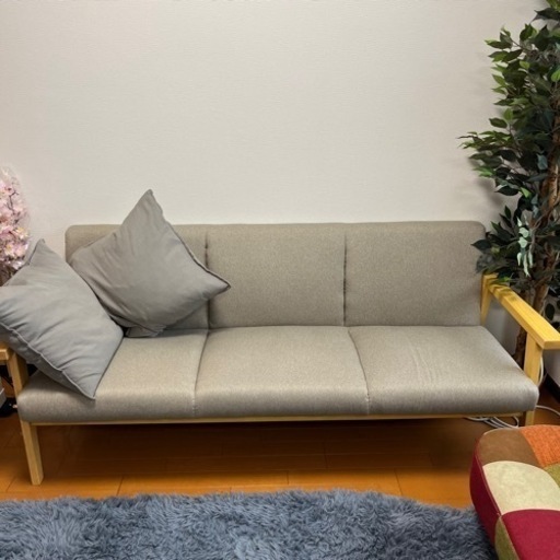 【美品・定価4万6800円】ソファ 3人掛け
