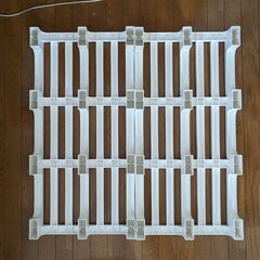 USED　500円　ニトリ　高脚プラすのこ　2枚セット　プラスチックすのこ　すのこ　簀子　スノコ　簀の子の画像