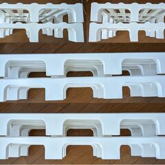 USED　500円　ニトリ　高脚プラすのこ　2枚セット　プラスチックすのこ　すのこ　簀子　スノコ　簀の子の画像
