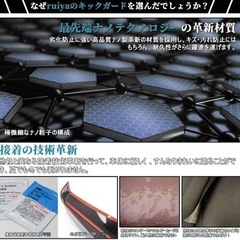 ドアキックガード　カーボン調シート 4枚セットの画像