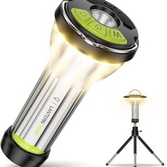 【新品未使用】LEDランタン キャンプ アウトドア 懐中電灯 充...