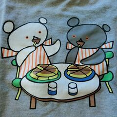 【再度値下げしました】子ども服　こぐまちゃん　長袖Tシャツ　100㎝　グレーの画像