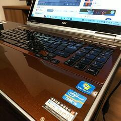 整備済 NEC ノートパソコン SSD240GB搭載 YAMAHAサウンド メモリー8GB core i5 DVD 無線LAN ※本体1ヶ月、SSD1年保証の画像