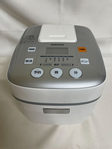 【北見市発】ヤマゼン YAMAZEN 山善 炊飯器 YJB-300(W) 2020年製 白 (E1979wY)