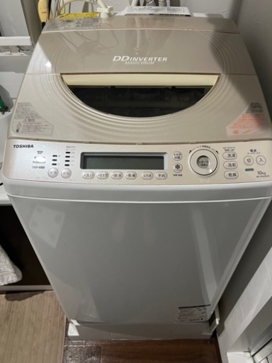 東芝　洗濯機　乾燥機能付き　10kg