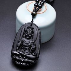 新品・送料無料！不動明王　天然石ペンダント　不動尊守護　ご利益　...