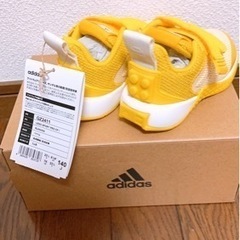 【未使用】14㎝　adidasレゴスニーカーの画像