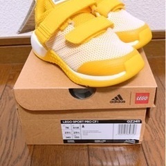 【未使用】14㎝　adidasレゴスニーカーの画像