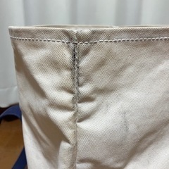 信三郎帆布 トートバッグ 白×紺の画像