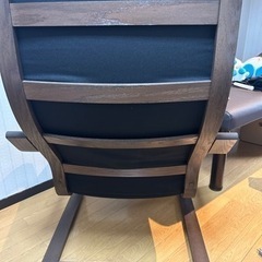 IKEA イケア ポエング Pチェア ブラウン/KNISA クニーサ 全2色 ソファ チェア 椅子 一人掛け の画像