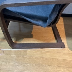 IKEA イケア ポエング Pチェア ブラウン/KNISA クニーサ 全2色 ソファ チェア 椅子 一人掛け の画像