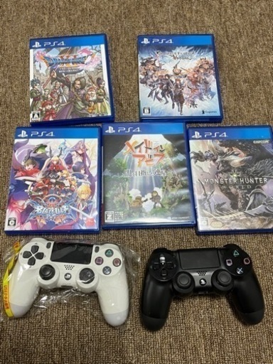 PlayStation4 カセット数種類＋コントローラー2台