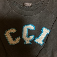 中古 COMME CA DU ISMトレーナー　黒120cmの画像