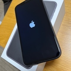 iPhone11ブラック　64G SIMロック解除済みの画像