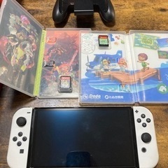 ニンテンドーSwitch有機EL スプラトゥーン3 あつまれどうぶつの森セットの画像