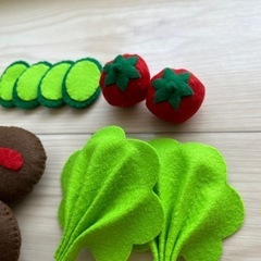 ハンドメイド フェルトおままごと ②の画像