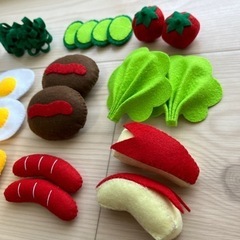 ハンドメイド フェルトおままごと ②の画像