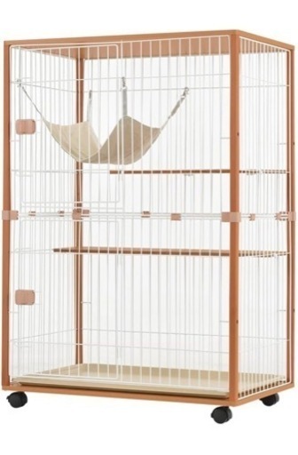 未使用　キャットゲージ　猫ゲージ　木製