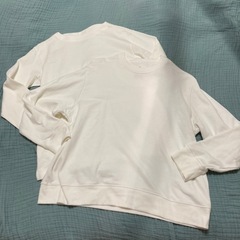 無印良品　白トレーナー2枚セット