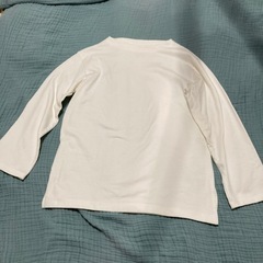 無印良品　白トレーナー2枚セットの画像