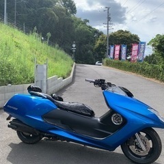 ★マグザム 250  ブルー SG17J  シート張り替え★の画像