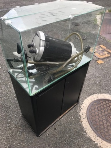 60センチ水槽＋水槽台＋外部式フィルターセット