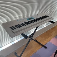 カシオ　電子キーボード　lk-128 スタンド付