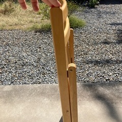 木製 折りたたみ椅子 イス チェアー 椅子 背もたれあり 収納 シンプル　イモトの画像