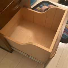 勉強机の引き出し部分の画像