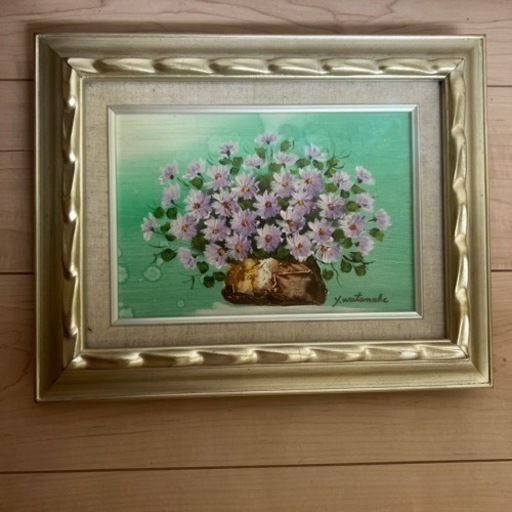 渡辺やすし　絵画　静物画　額装