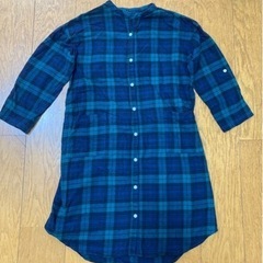 マタニティパジャマ【産前・産後】緑チェック