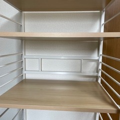 タンスのゲン レンジラック 幅60cm 大型レンジ対応 高さ168.5cm 高さ調節 スライド棚 レンジ台 キッチンワゴン ラック キッチンラックの画像