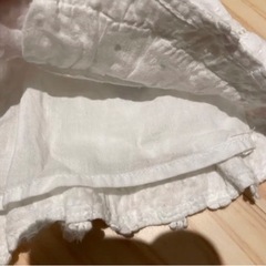 GAP フレア花柄レースワンピース50サイズ0-3monthドレスベビードレスの画像