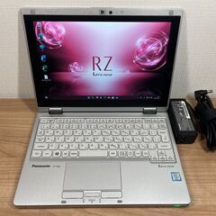 お買い得品・SIM搭載＞　08115 超軽量 Panasonic CF-RZ6８GB/SSD256 /i5 タッチパネル　office Win11