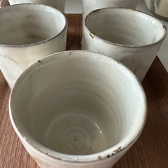 花岡　隆　湯呑み　5個まとめて　欠けありの画像