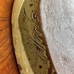 花岡隆　大皿　欠けあり　金継ぎ練習にの画像