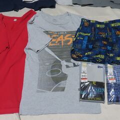 子供服 男の子用 130-140 5枚+トランクス3枚+オマケの画像
