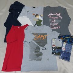 子供服 男の子用 130-140 5枚+トランクス3枚+オマケの画像
