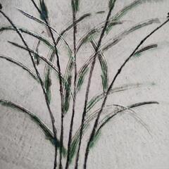 【決まりました】草花の和皿　大皿の画像