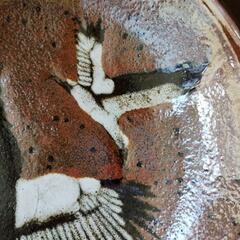 【決まりました】コウノトリの和皿　大皿の画像