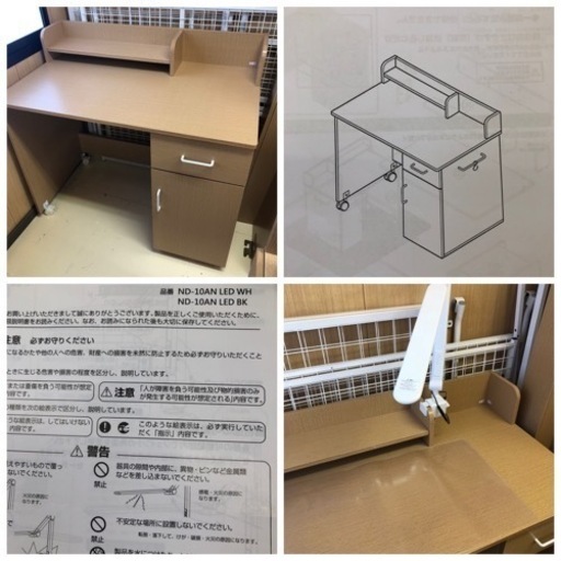 美品★ニトリ★システムベッド デニッシュT★収納付きロフトベッド＋テーブル＋棚2台★定価約98000円★大人でも子供でも(^^♪★組み